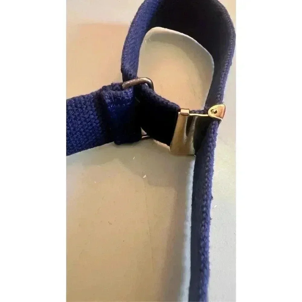 Vintage Alynn Grape Wine Standard Fit Izod Ribbon Leather Belt Women‎